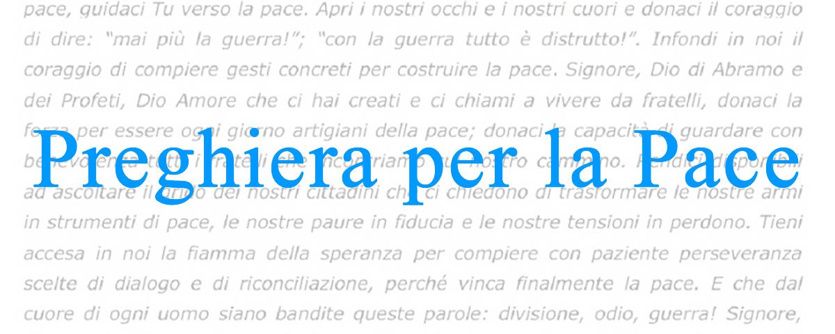 Un minuto per la pace