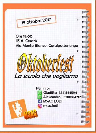 OKTOBERFEST MSAC