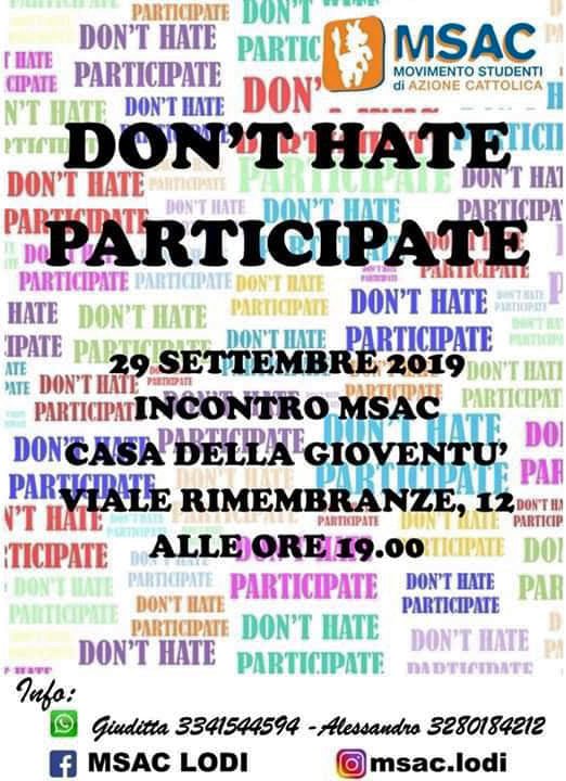 L’IMPORTANTE E’ PARTECIPARE