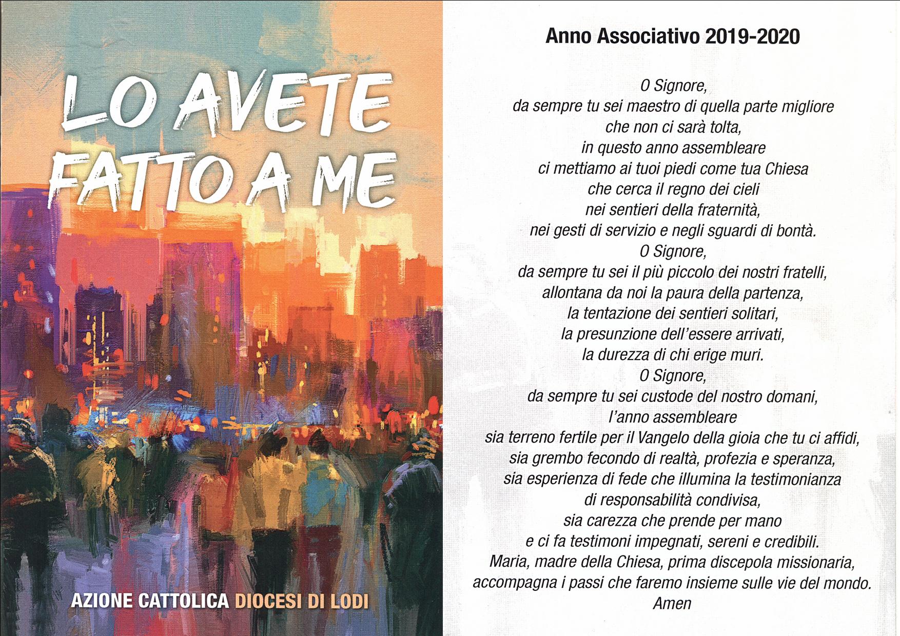 Preghiera Anno Assembleare