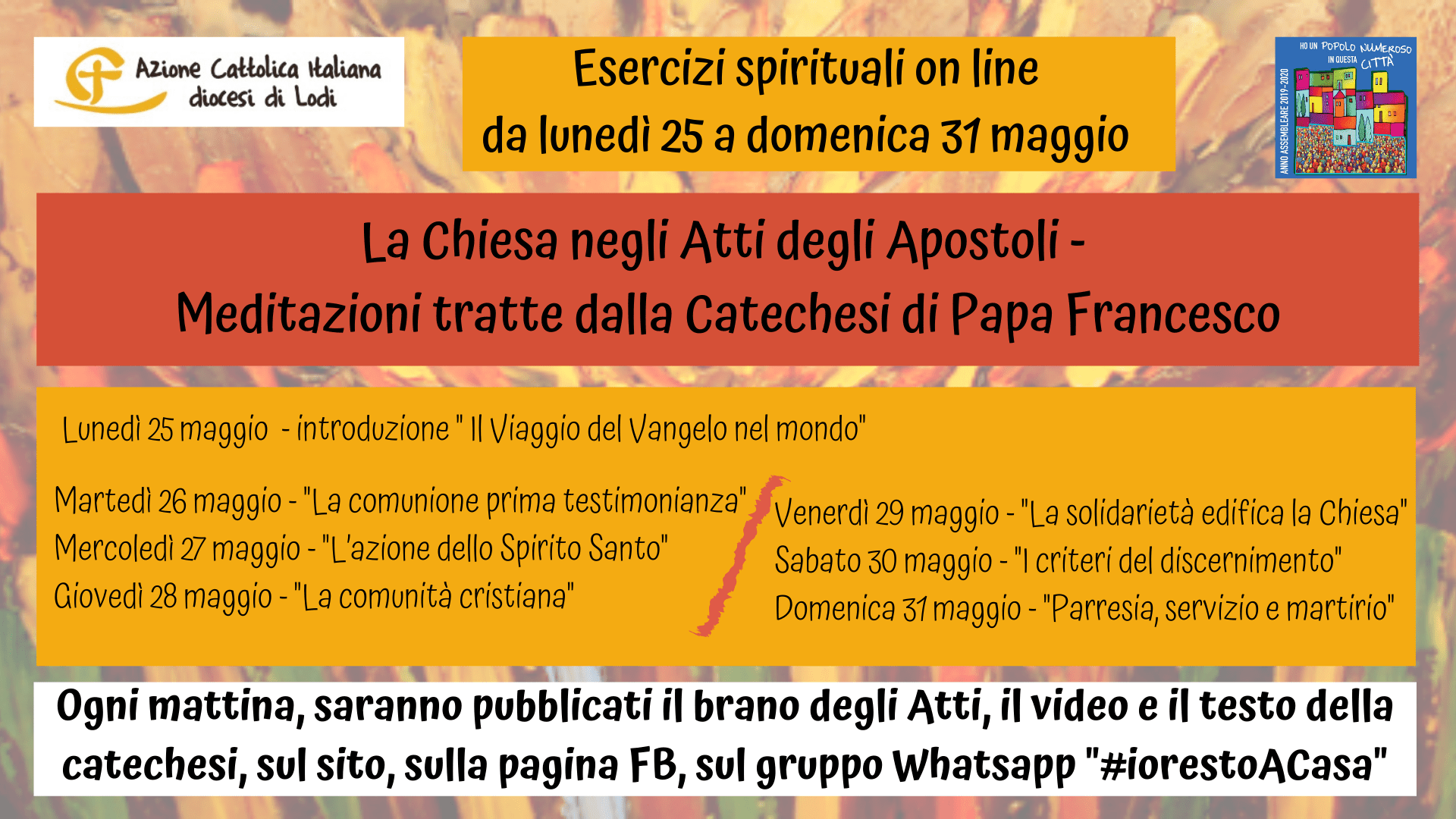 Esercizi Spirituali online – 2020