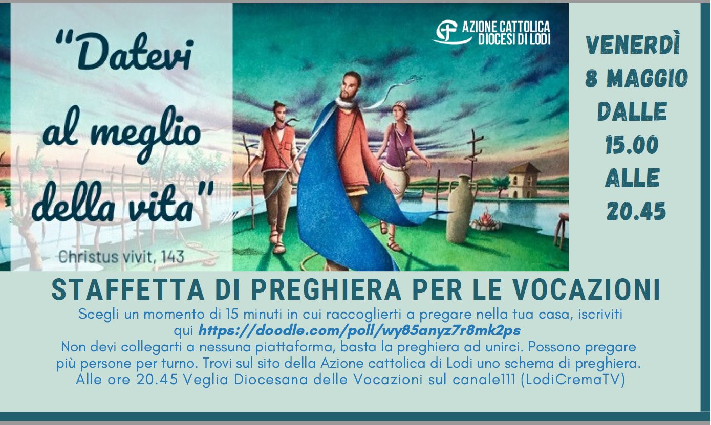 Staffetta di preghiera per le vocazioni