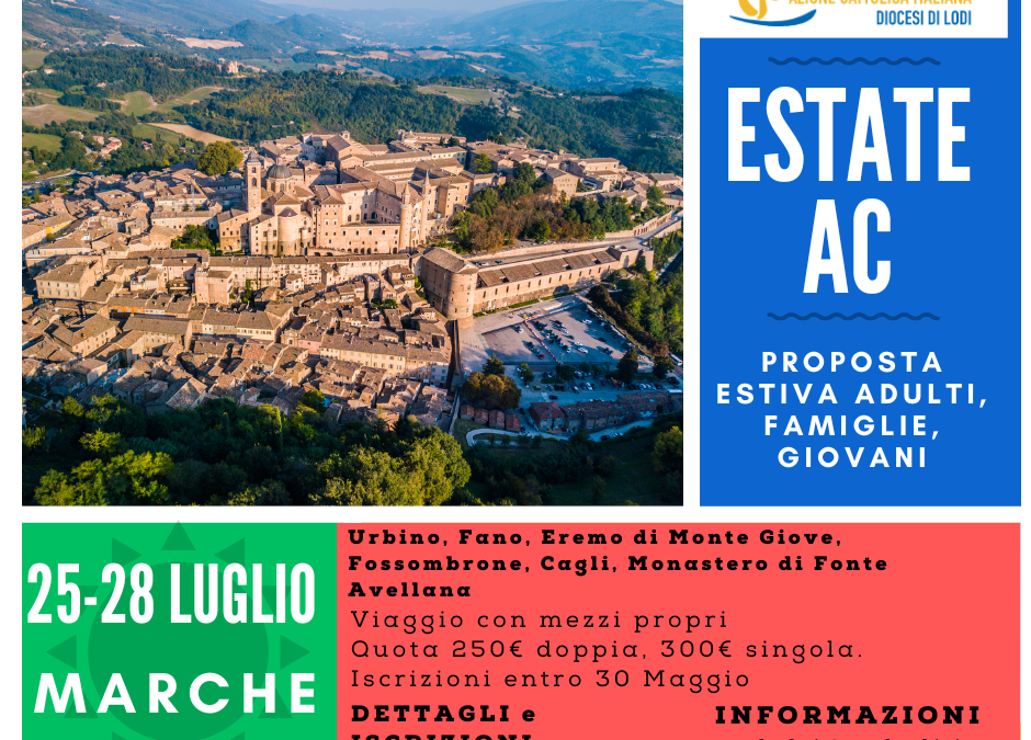 Estate AC dal 25 al 28 Luglio – Marche