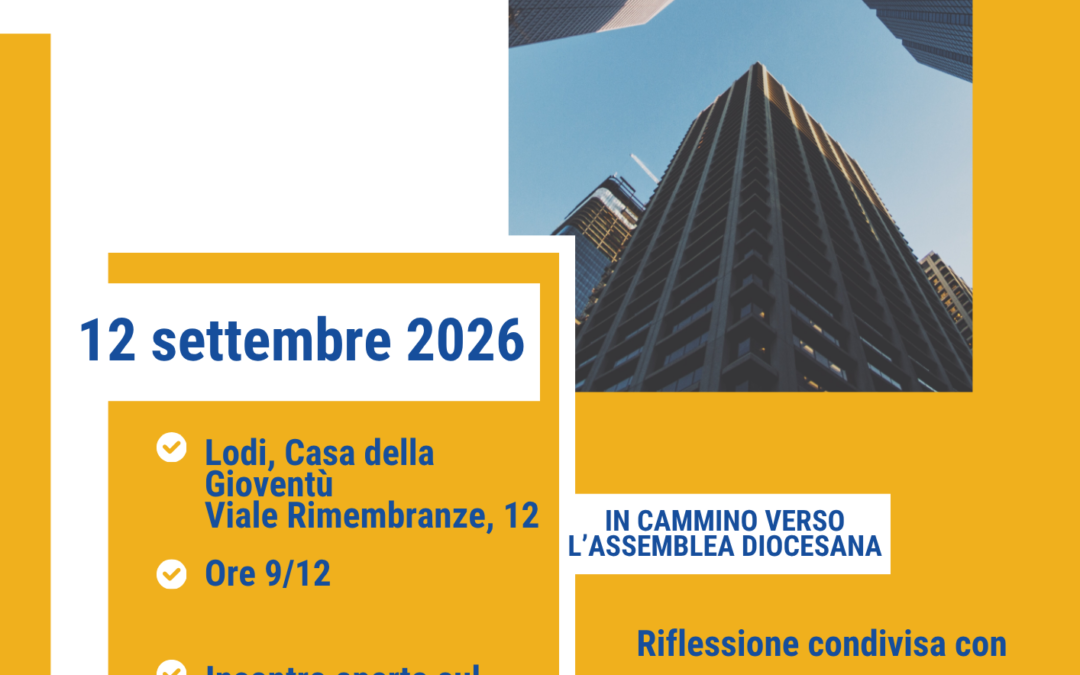12 Settembre – “ARCHITETTARE IL FUTURO”